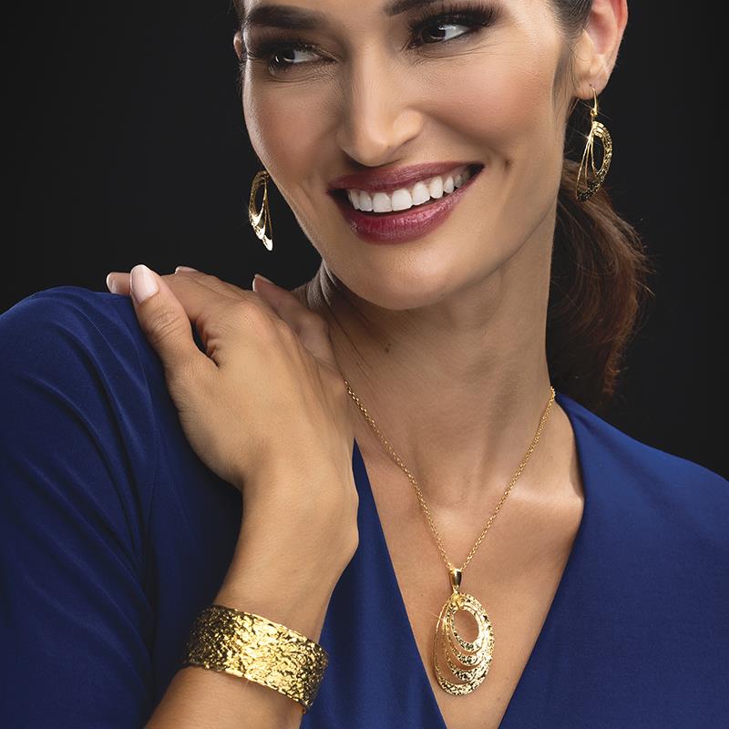 Italian Martellato Pendant